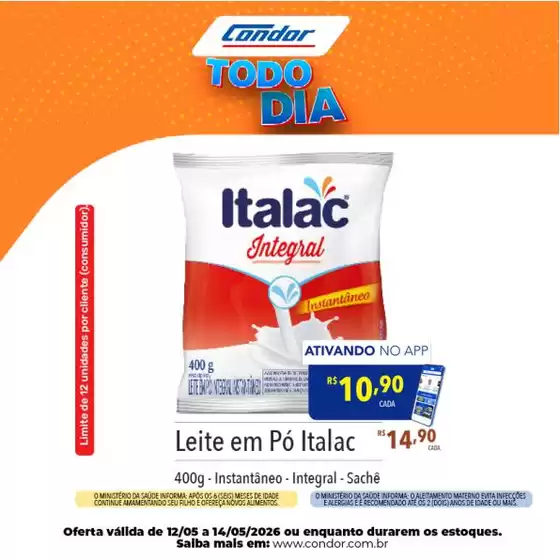 Catálogo Supermercados Condor em São José dos Campos | Ofertas especiais atraentes para todos | 2026-05-12T00:00:00.000Z - 2026-05-14T00:00:00.000Z
