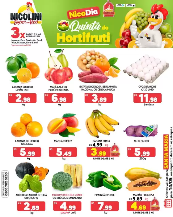 Catálogo Super Nicolini | Ofertas especiais para você | 2026-05-14T00:00:00.000Z - 2026-05-14T00:00:00.000Z