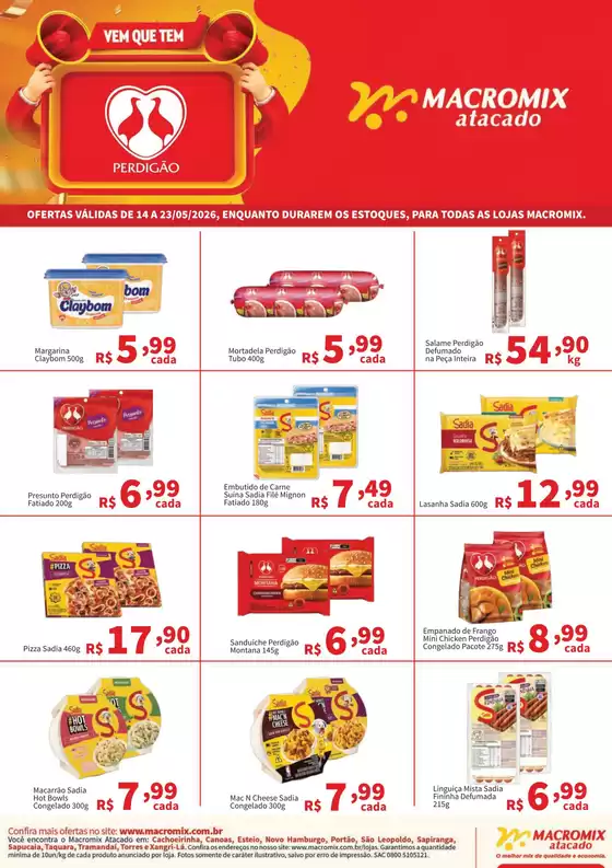 Catálogo Macromix Atacado | Pechinchas e ofertas atuais | 2026-05-14T00:00:00.000Z - 2026-05-23T00:00:00.000Z