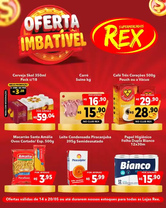 Catálogo Supermercados Rex | Pechinchas e ofertas atuais | 2026-05-14T00:00:00.000Z - 2026-05-20T00:00:00.000Z