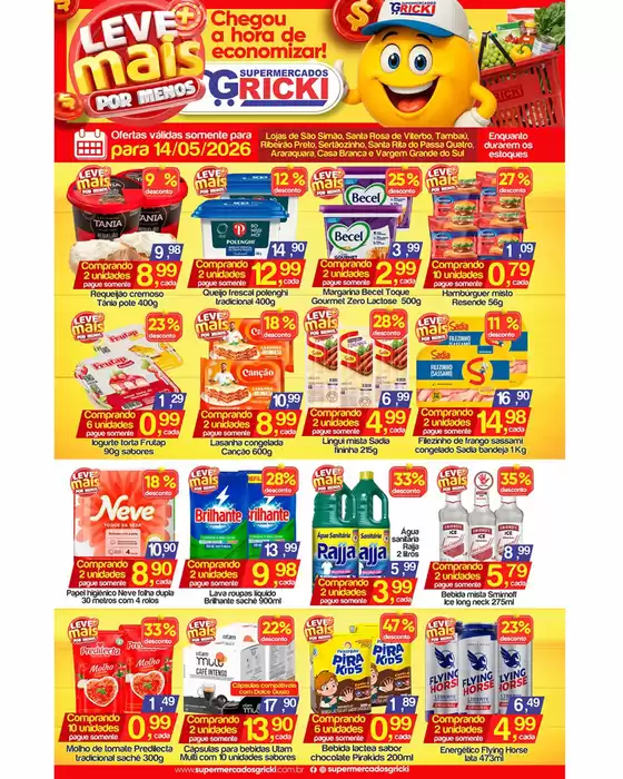 Catálogo Supermercados Gricki | Encarte Supermercados Gricki | 2026-05-14T00:00:00.000Z - 2026-05-14T00:00:00.000Z