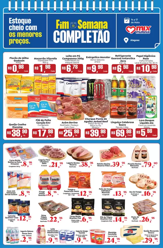 Catálogo Supermercados Mateus | Fds Completão | 2026-05-14T00:00:00.000Z - 2026-05-17T00:00:00.000Z