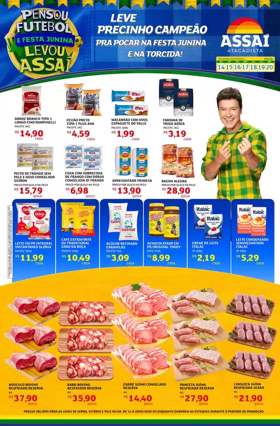 Catálogo Assaí Atacadista | Encarte Assaí Atacadista 46225 | 2026-05-14T00:00:00.000Z - 2026-05-20T00:00:00.000Z
