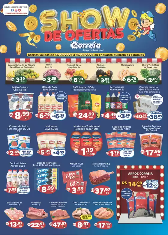 Catálogo Supermercados Correia | 7011ba8c881a5e8585b5e8e76f2a5c09 | 2026-05-13T00:00:00.000Z - 2026-05-15T00:00:00.000Z