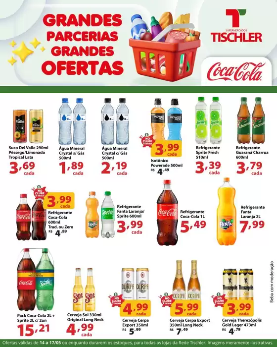Catálogo Supermercados Tischler | Promoções especiais em andamento | 2026-05-14T00:00:00.000Z - 2026-05-17T00:00:00.000Z
