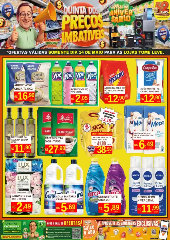 Catálogo Tome Leve | Nossas melhores ofertas para você | 2026-05-14T00:00:00.000Z - 2026-05-14T00:00:00.000Z