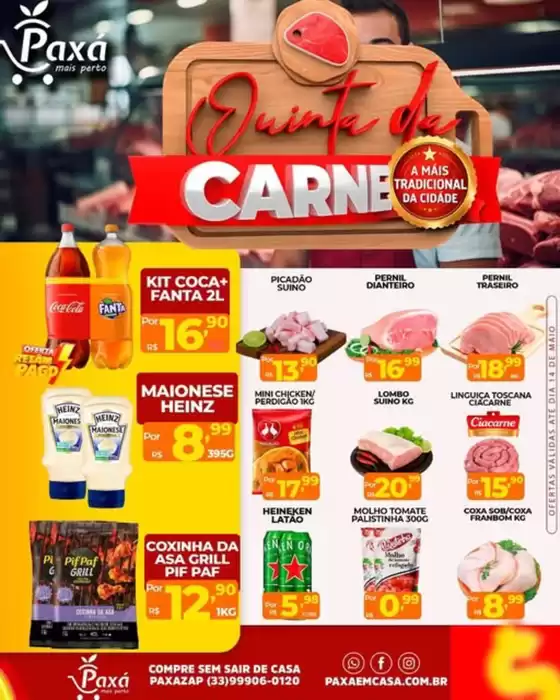 Catálogo Paxá Supermercados | Quinta da Carne  | 2026-05-14T00:00:00.000Z - 2026-05-14T00:00:00.000Z