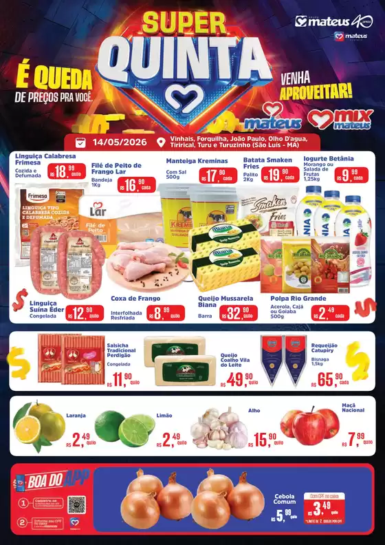 Catálogo Supermercados Mateus | Super Quinta | 2026-05-14T00:00:00.000Z - 2026-05-14T00:00:00.000Z
