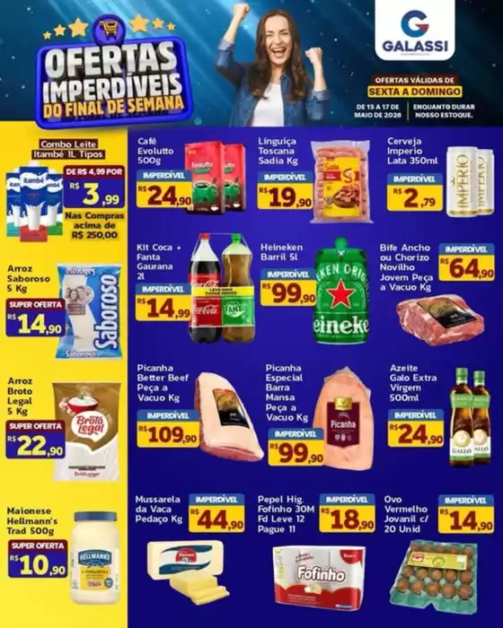 Catálogo Supermercados Galassi em Maringá | OFERTAS IMPERDÍVEIS | 2026-05-15T00:00:00.000Z - 2026-05-17T00:00:00.000Z