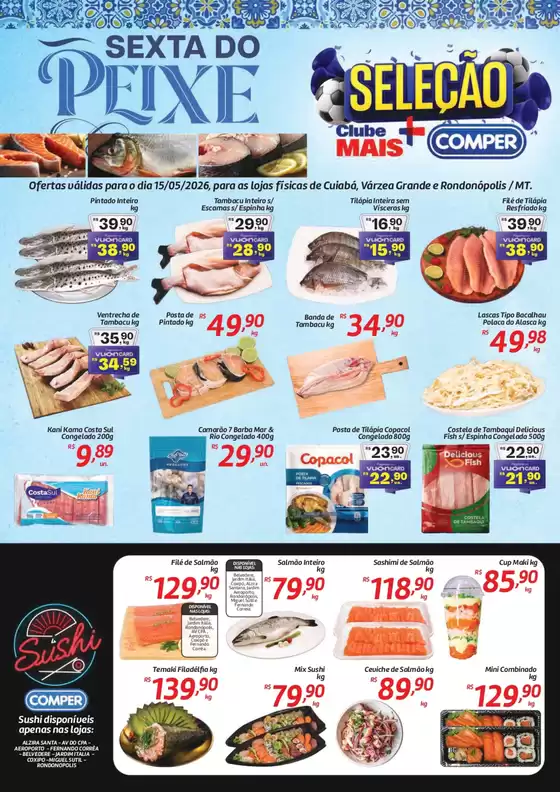 Catálogo Comper | Melhores ofertas para todos os caçadores de pechinchas | 2026-05-15T00:00:00.000Z - 2026-05-15T00:00:00.000Z