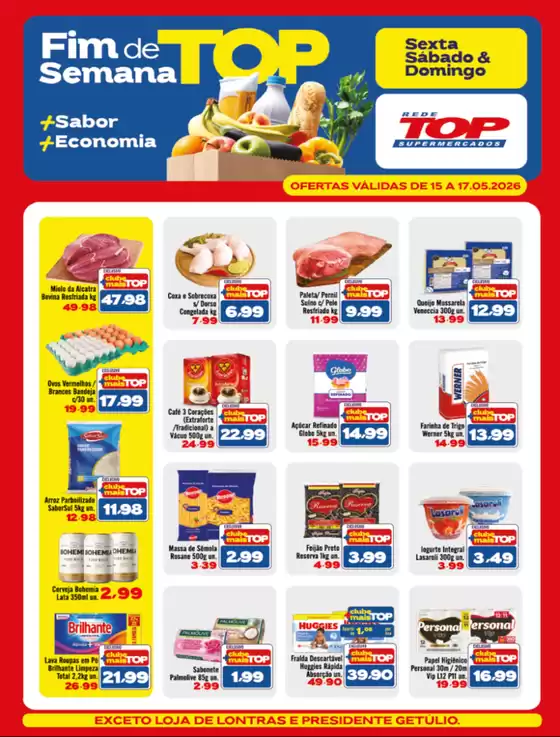 Catálogo Rede Top | Ampla seleção de ofertas | 2026-05-15T00:00:00.000Z - 2026-05-17T00:00:00.000Z