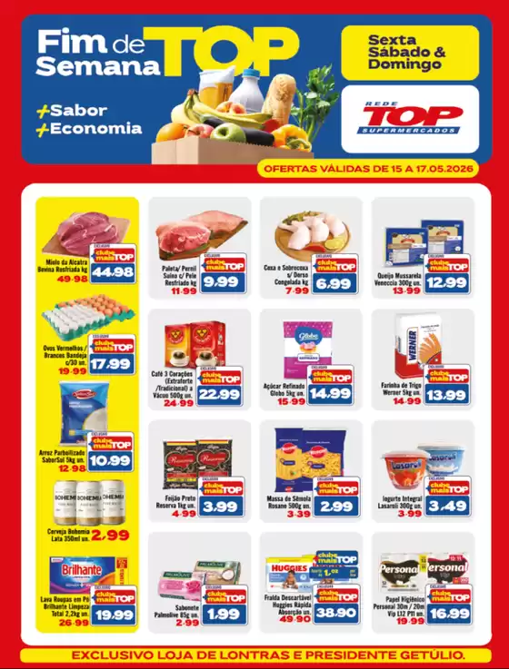 Catálogo Rede Top | Ótima oferta para caçadores de pechinchas | 2026-05-15T00:00:00.000Z - 2026-05-17T00:00:00.000Z