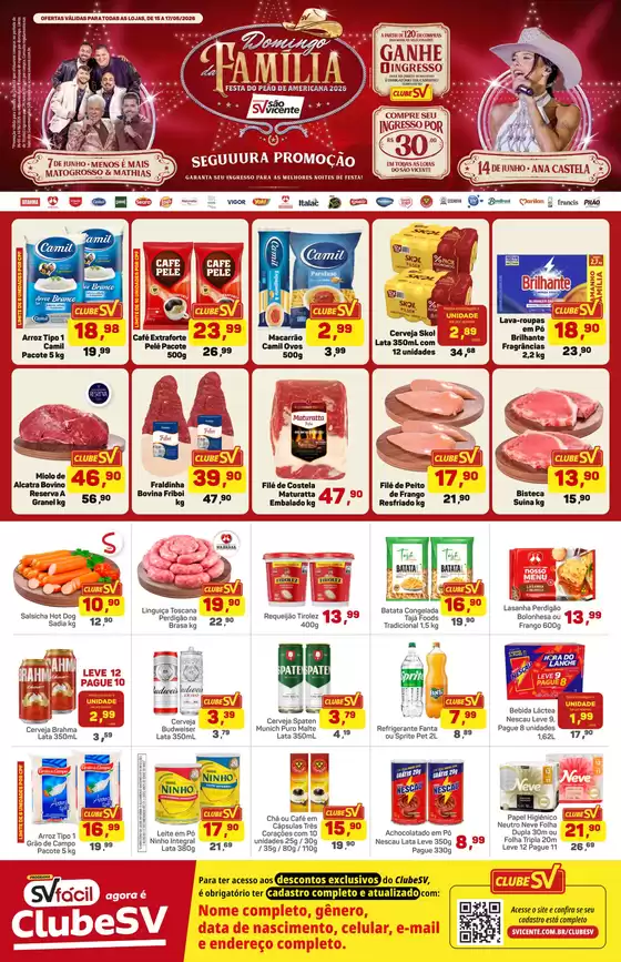 Catálogo Supermercados São Vicente | Ampla seleção de ofertas | 2026-05-15T00:00:00.000Z - 2026-05-17T00:00:00.000Z