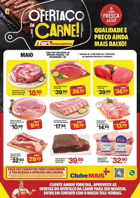 Catálogo Fort Atacadista | DF Fort Ofertaco da Carne 15 a 17 MAI 26 | 2026-05-15T00:00:00.000Z - 2026-05-17T00:00:00.000Z