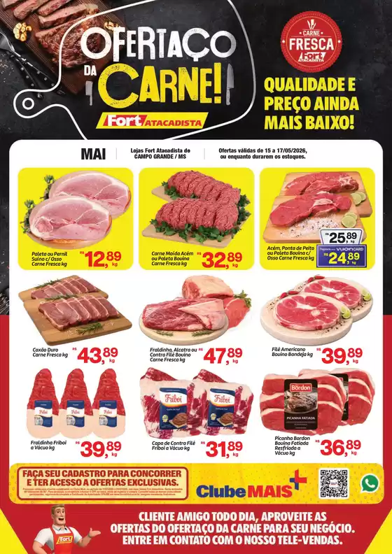 Catálogo Fort Atacadista | MS Fort Ofertaco da Carne 15 a 17 MAI 26 | 2026-05-15T00:00:00.000Z - 2026-05-17T00:00:00.000Z