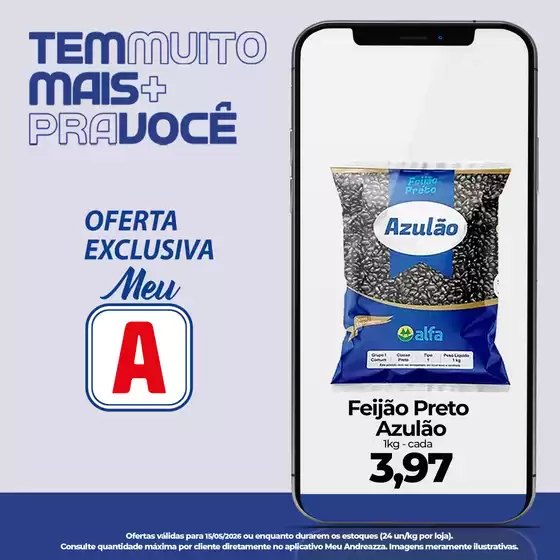 Catálogo Supermercados Andreazza | Ofertas especiais atraentes para todos | 2026-05-15T00:00:00.000Z - 2026-05-15T00:00:00.000Z