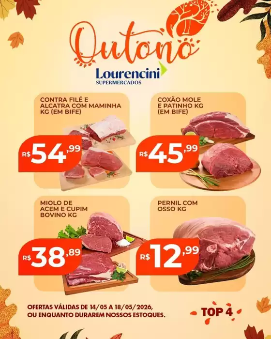 Catálogo Lourencini Supermercados | Encarte Lourencini Supermercados | 2026-05-14T00:00:00.000Z - 2026-05-18T00:00:00.000Z