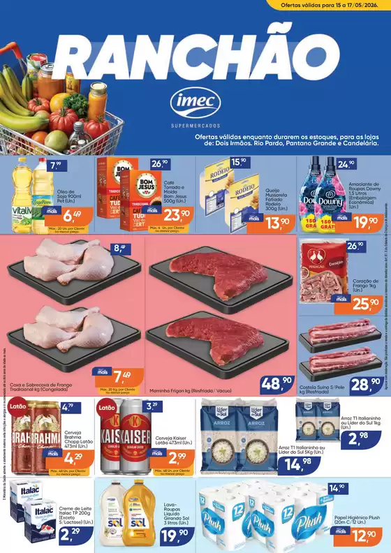 Catálogo Imec Supermercados | BAIXA 15263 IMEC Ranchao Cluster B 15 a 17 05 26 | 2026-05-15T00:00:00.000Z - 2026-05-17T00:00:00.000Z