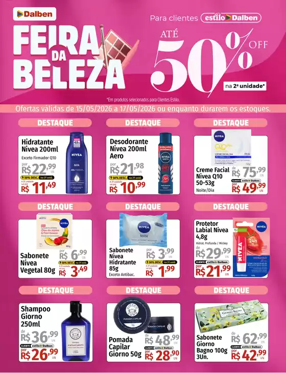 Catálogo Supermercado Dalben | 1778782997271042 | 2026-05-15T00:00:00.000Z - 2026-05-17T00:00:00.000Z