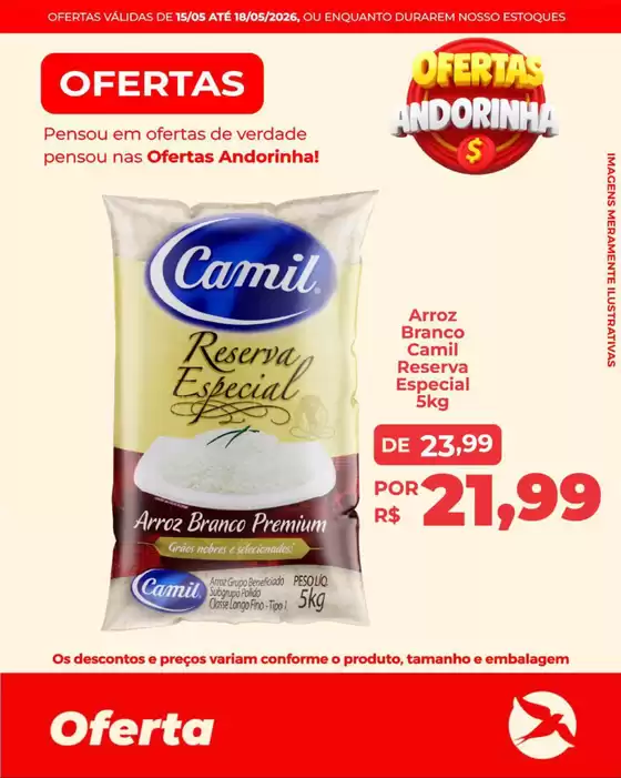 Catálogo Andorinha Hipermercado | Grandes descontos em produtos selecionados | 2026-05-15T00:00:00.000Z - 2026-05-18T00:00:00.000Z