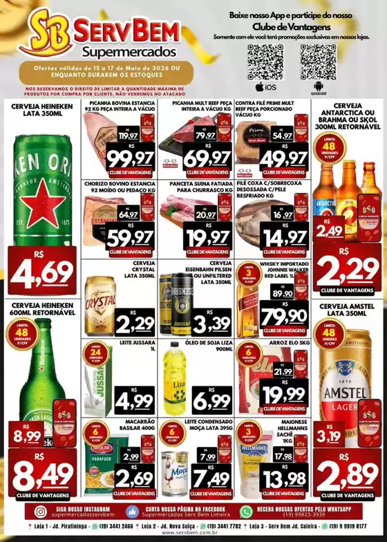 Catálogo ServBem | Ofertas exclusivas e pechinchas | 2026-05-15T00:00:00.000Z - 2026-05-17T00:00:00.000Z