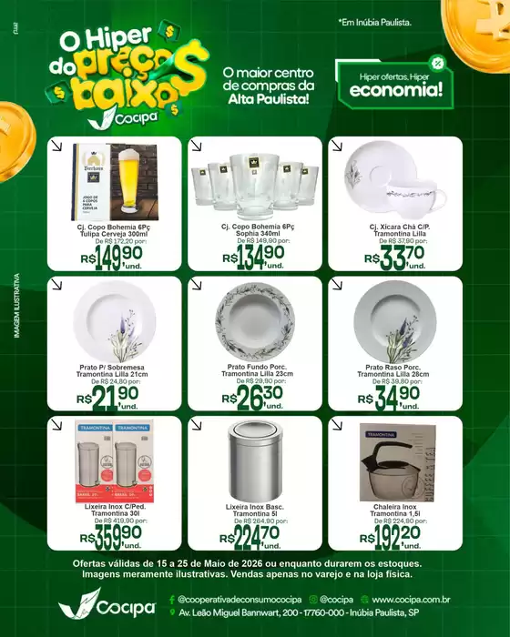 Catálogo Cocipa | Ofertas especiais atraentes para todos | 2026-05-15T00:00:00.000Z - 2026-05-25T00:00:00.000Z