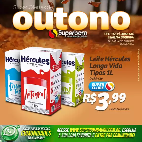 Catálogo Superbom Supermercados em Araguaína | Descubra ofertas atraentes | 2026-05-15T00:00:00.000Z - 2026-05-18T00:00:00.000Z