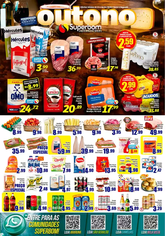 Catálogo Superbom Supermercados em Irecê | Ótima oferta para todos os clientes | 2026-05-15T00:00:00.000Z - 2026-05-18T00:00:00.000Z