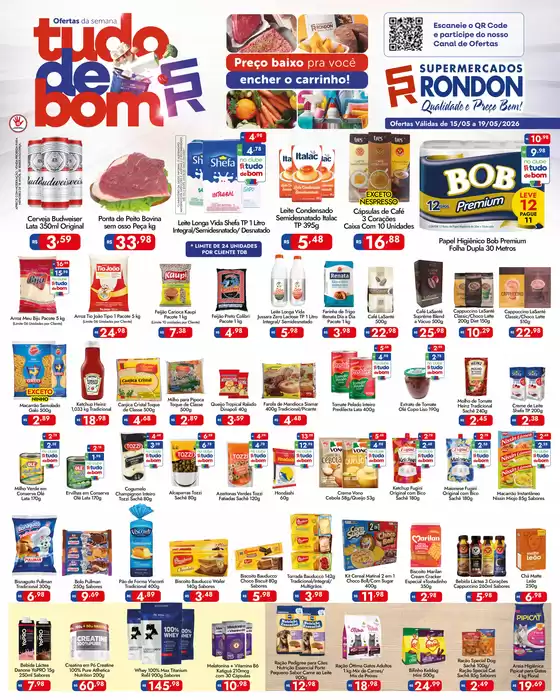 Catálogo Supermercados Rondon | Novas ofertas para descobrir | 2026-05-15T00:00:00.000Z - 2026-05-19T00:00:00.000Z