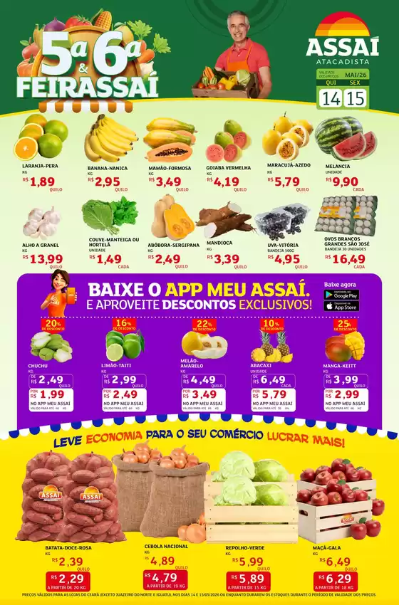 Catálogo Assaí Atacadista em Cotia | Encarte Assaí Atacadista 47329-88 | 2026-05-15T00:00:00.000Z - 2026-05-15T00:00:00.000Z
