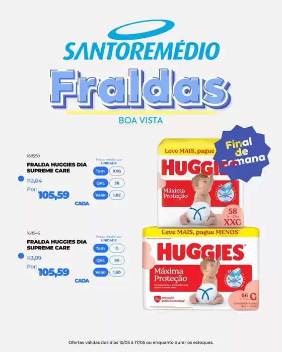 Catálogo Drogarias Santo Remédio | Melhores ofertas para compradores econômicos | 2026-05-15T00:00:00.000Z - 2026-05-17T00:00:00.000Z