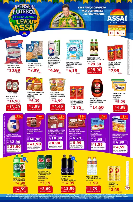Catálogo Assaí Atacadista em Cotia | Encarte Assaí Atacadista 46472 | 2026-05-15T00:00:00.000Z - 2026-05-17T00:00:00.000Z