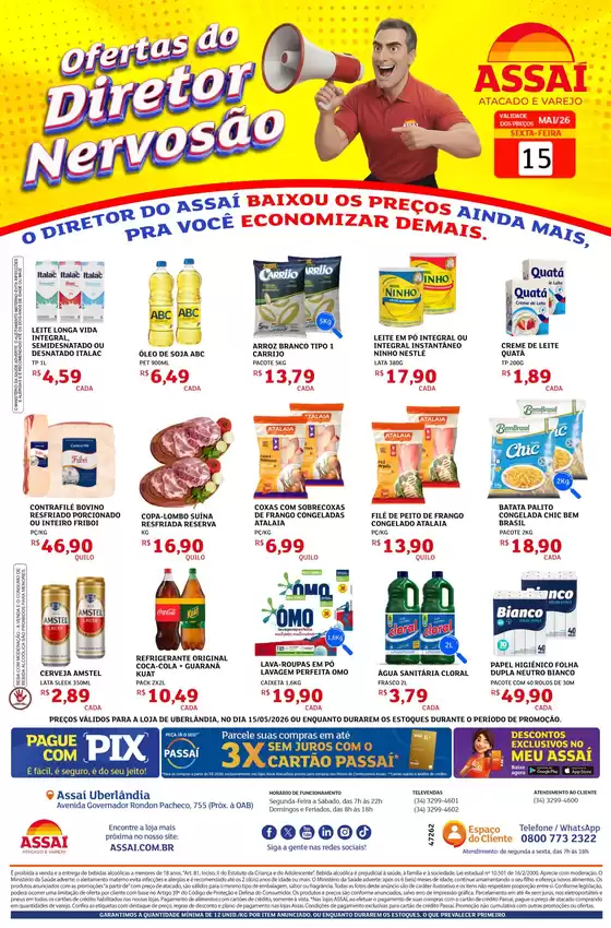 Catálogo Assaí Atacadista em Ituberá | Encarte Assaí Atacadista 47262-41 | 2026-05-15T00:00:00.000Z - 2026-05-15T00:00:00.000Z