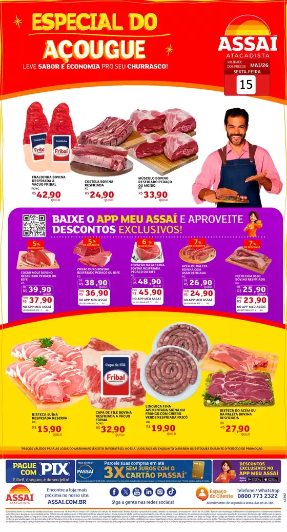 Catálogo Assaí Atacadista em Ituberá | Encarte Assaí Atacadista 47292-82 | 2026-05-15T00:00:00.000Z - 2026-05-15T00:00:00.000Z