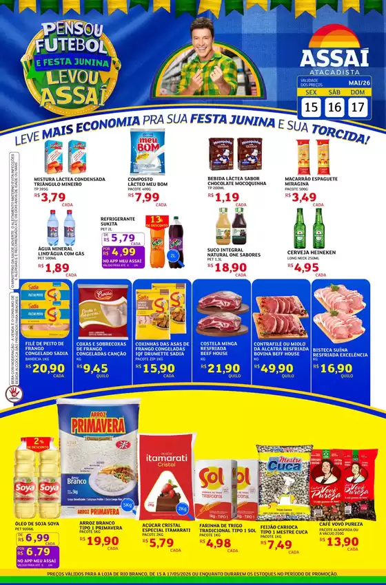 Catálogo Assaí Atacadista em Ituberá | Encarte Assaí Atacadista 47168-40 | 2026-05-15T00:00:00.000Z - 2026-05-17T00:00:00.000Z