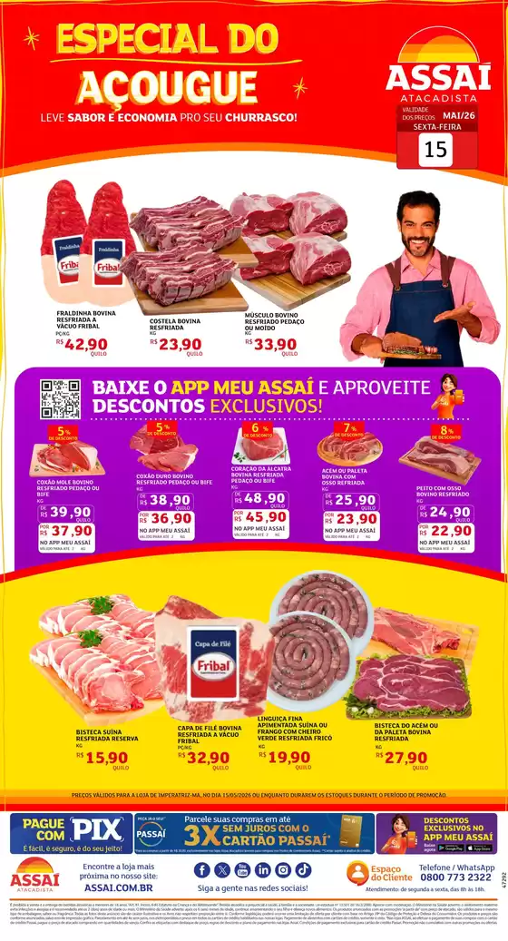 Catálogo Assaí Atacadista em Ituberá | Encarte Assaí Atacadista 47292-83 | 2026-05-15T00:00:00.000Z - 2026-05-15T00:00:00.000Z