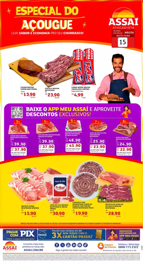 Catálogo Assaí Atacadista em Ituberá | Encarte Assaí Atacadista 47292-531 | 2026-05-15T00:00:00.000Z - 2026-05-15T00:00:00.000Z