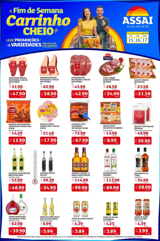 Catálogo Assaí Atacadista | Encarte Assaí Atacadista 46981-561 | 2026-05-15T00:00:00.000Z - 2026-05-17T00:00:00.000Z