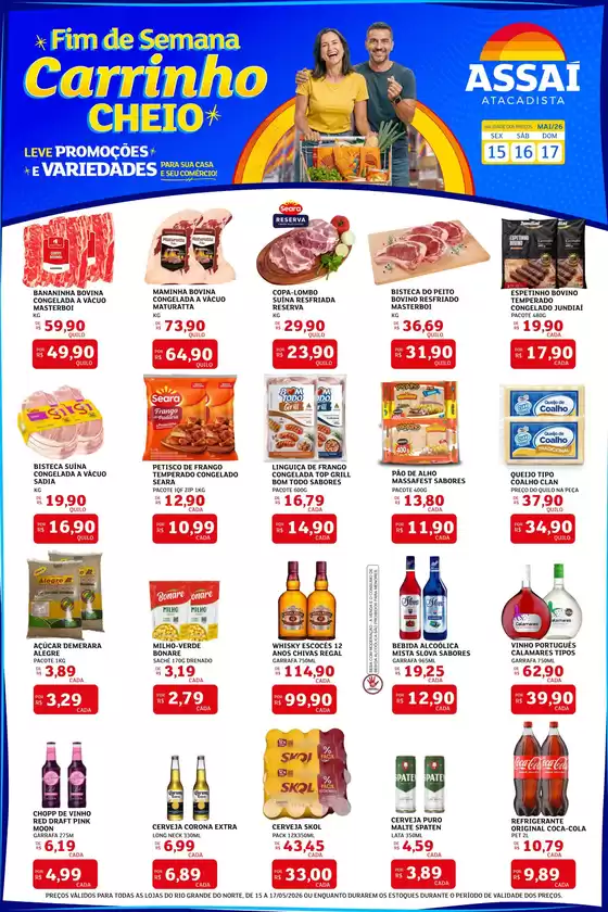 Catálogo Assaí Atacadista | Encarte Assaí Atacadista 46981-564 | 2026-05-15T00:00:00.000Z - 2026-05-17T00:00:00.000Z