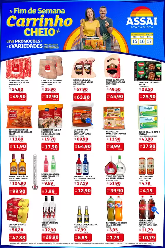 Catálogo Assaí Atacadista | Encarte Assaí Atacadista 46981-563 | 2026-05-15T00:00:00.000Z - 2026-05-17T00:00:00.000Z