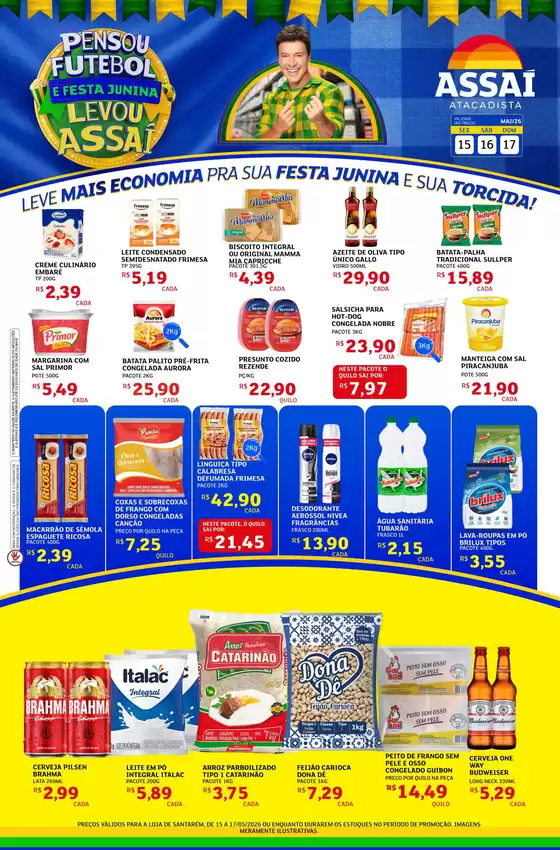 Catálogo Assaí Atacadista | Encarte Assaí Atacadista 47044-65 | 2026-05-15T00:00:00.000Z - 2026-05-17T00:00:00.000Z