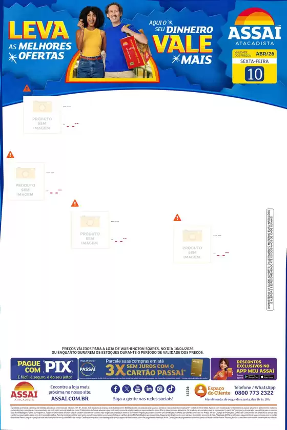 Catálogo Assaí Atacadista | Encarte Assaí Atacadista 46946-870 | 2026-05-15T00:00:00.000Z - 2026-05-15T00:00:00.000Z