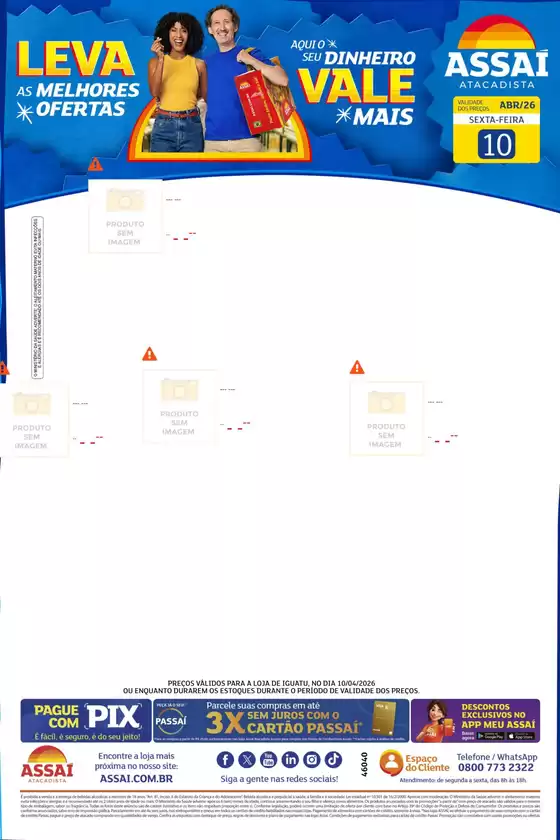 Catálogo Assaí Atacadista | Encarte Assaí Atacadista 46946-876 | 2026-05-15T00:00:00.000Z - 2026-05-15T00:00:00.000Z