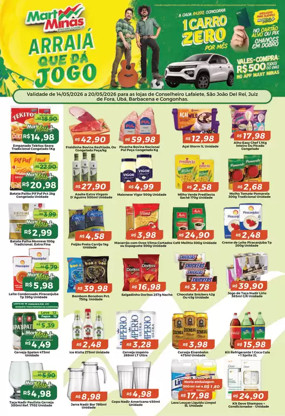 Catálogo Mart Minas | Ofertas para caçadores de pechinchas | 2026-05-14T00:00:00.000Z - 2026-05-20T00:00:00.000Z