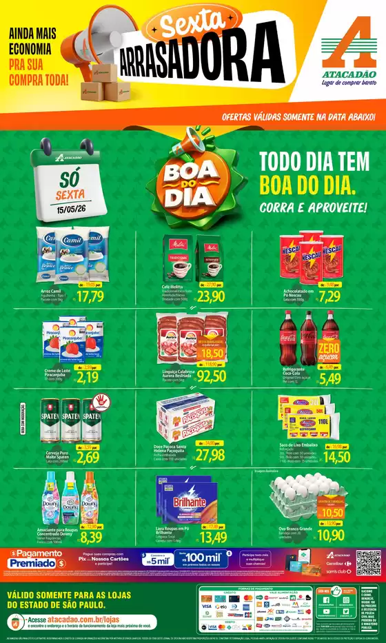 Catálogo Atacadão | Atacadão - Boa do Dia | 2026-05-15T00:00:00.000Z - 2026-05-15T00:00:00.000Z