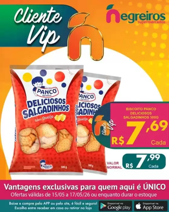 Catálogo Negreiros Supermercados | Cliente VIP no Negreiros | 2026-05-15T00:00:00.000Z - 2026-05-17T00:00:00.000Z