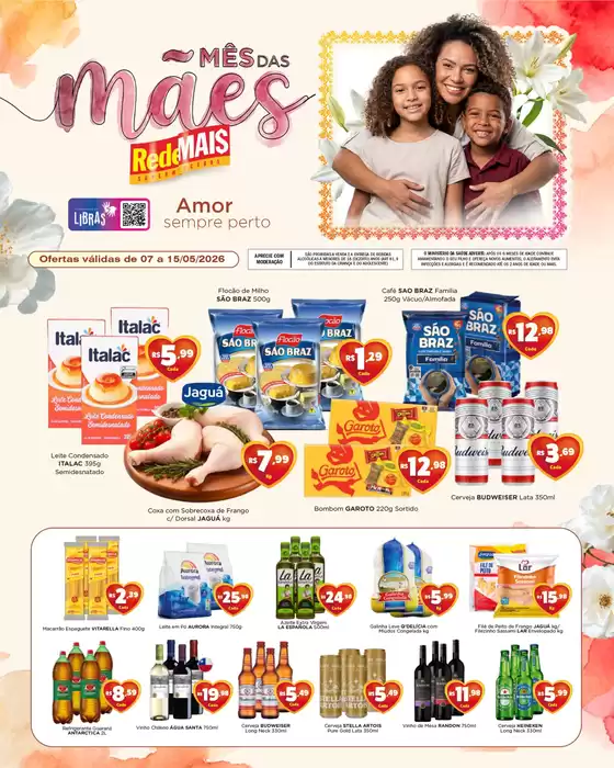 Catálogo Rede Mais Supermercados | MÊS DAS MÃES | 2026-05-15T00:00:00.000Z - 2026-05-15T00:00:00.000Z