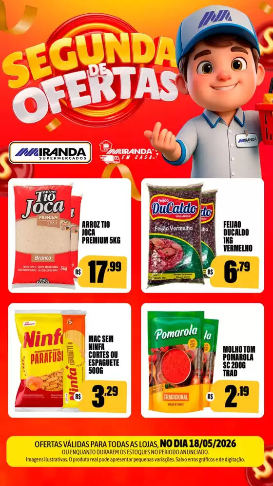 Catálogo Miranda Supermercados em Campo Grande | Segunda De Ofertas | 2026-05-18T00:00:00.000Z - 2026-05-18T00:00:00.000Z
