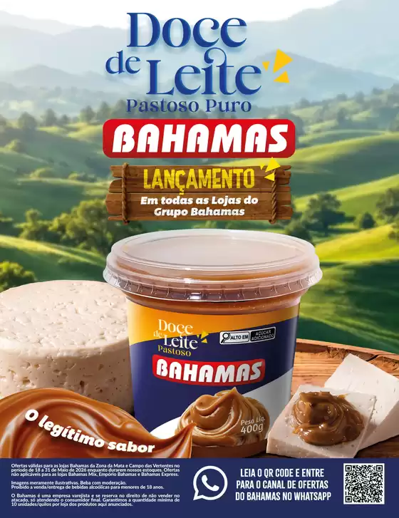 Catálogo Bahamas Supermercados em Campo Grande | Doce deLeite Pastoso Puro | 2026-05-18T00:00:00.000Z - 2026-05-31T00:00:00.000Z