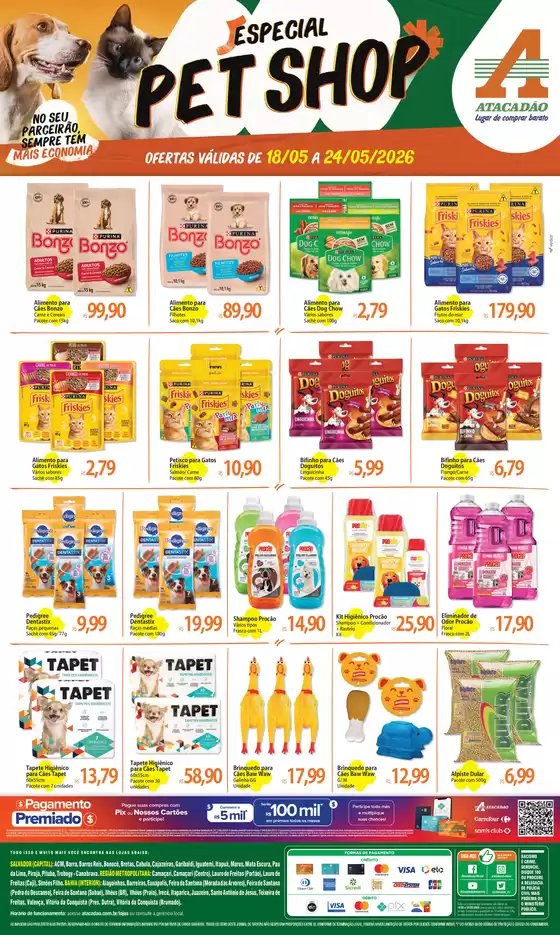 Catálogo Atacadão | Atacadão - Pet Shop | 2026-05-18T00:00:00.000Z - 2026-05-24T00:00:00.000Z
